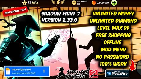 Shadow Fight 2 MOD APK v2.33.0 (Unlimited Money) .